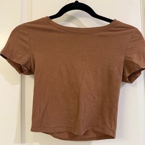 Casual Brown Women's Top